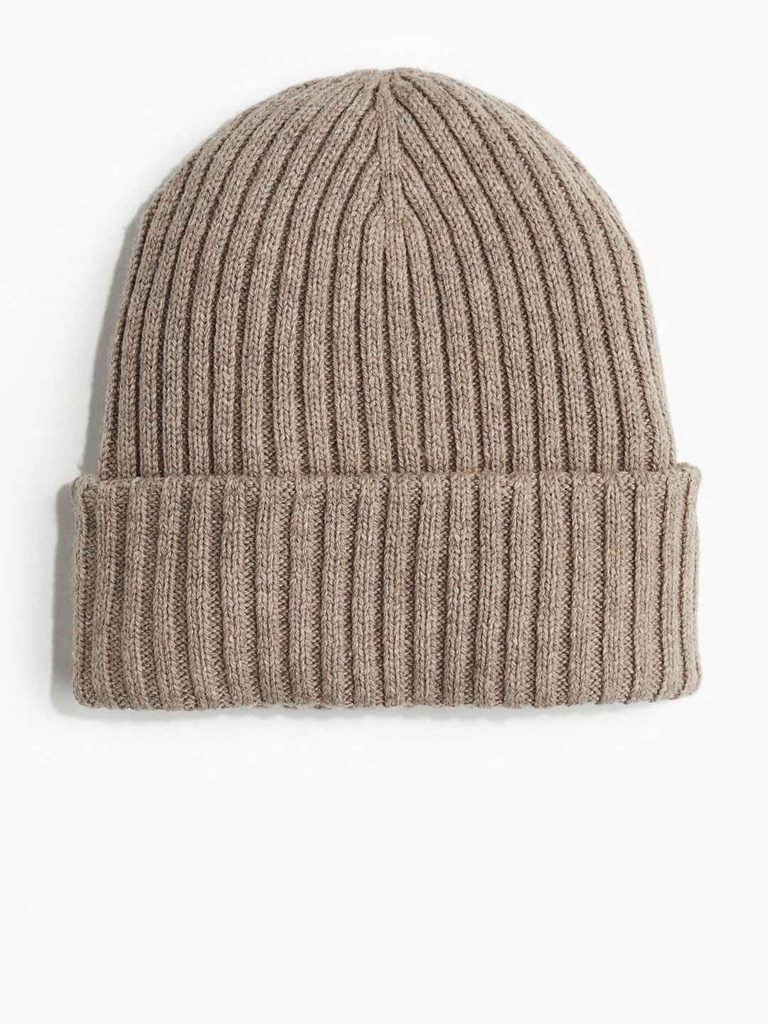 

H&M Rib-Knit Beanie, Beige