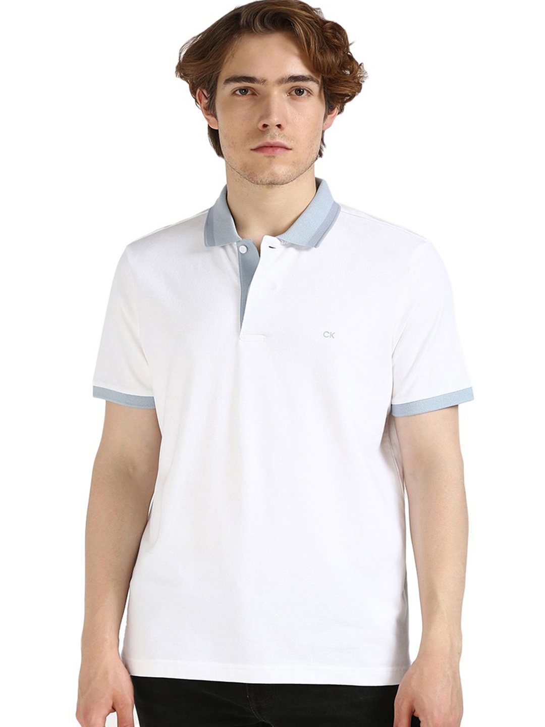 

Calvin Klein Jeans Men Opaque Casual Shirt, White