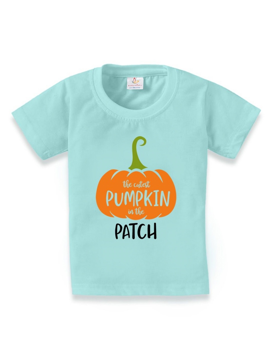 

Babywish Unisex Kids Graphic Printed Round Neck Cotton T-shirt, Sea green