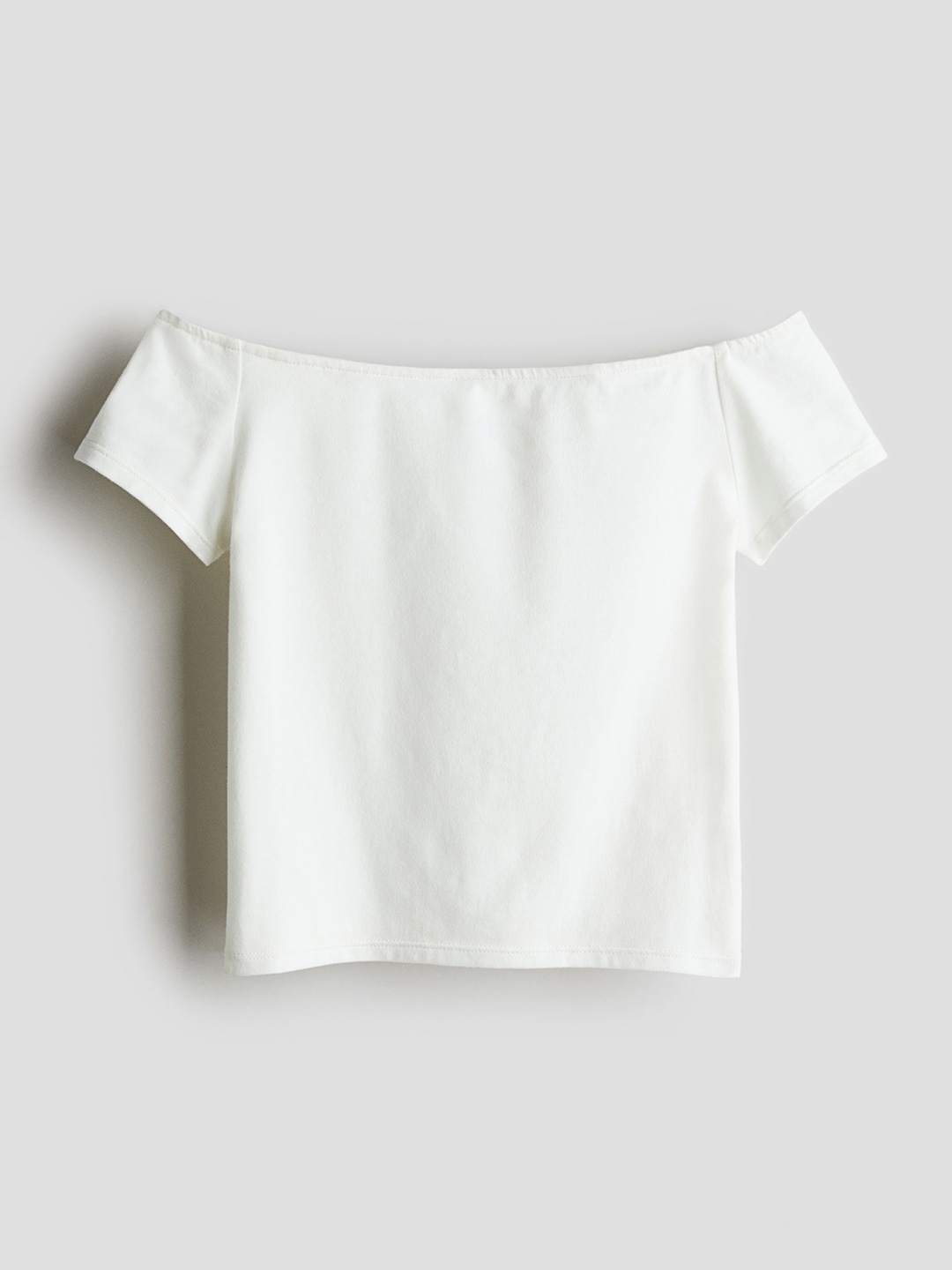 

H&M Girls Off-The-Shoulder Top, White