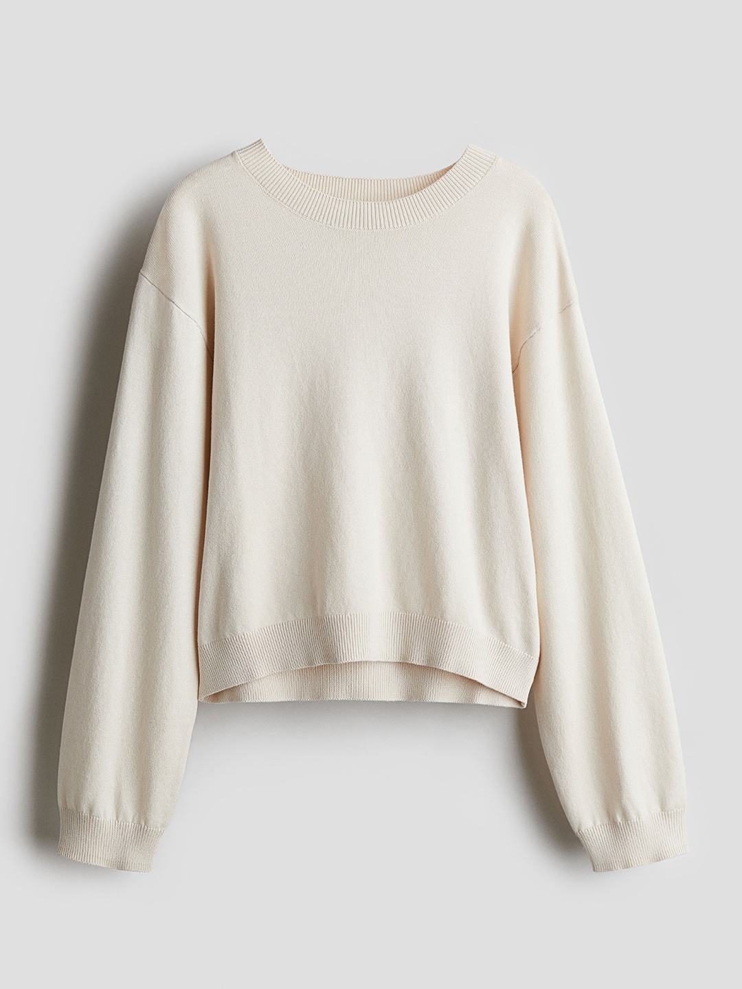 

H&M Girls Fine-Knit Jumper, White