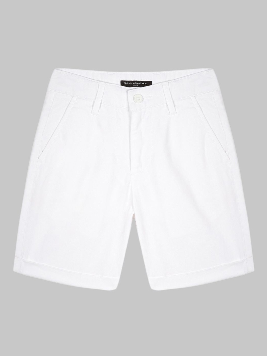 

French Connection Boys Cotton Outdoor Chino Shorts, White