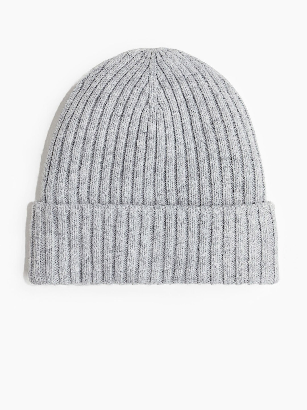 

H&M Women Rib-Knit Beanie, Grey