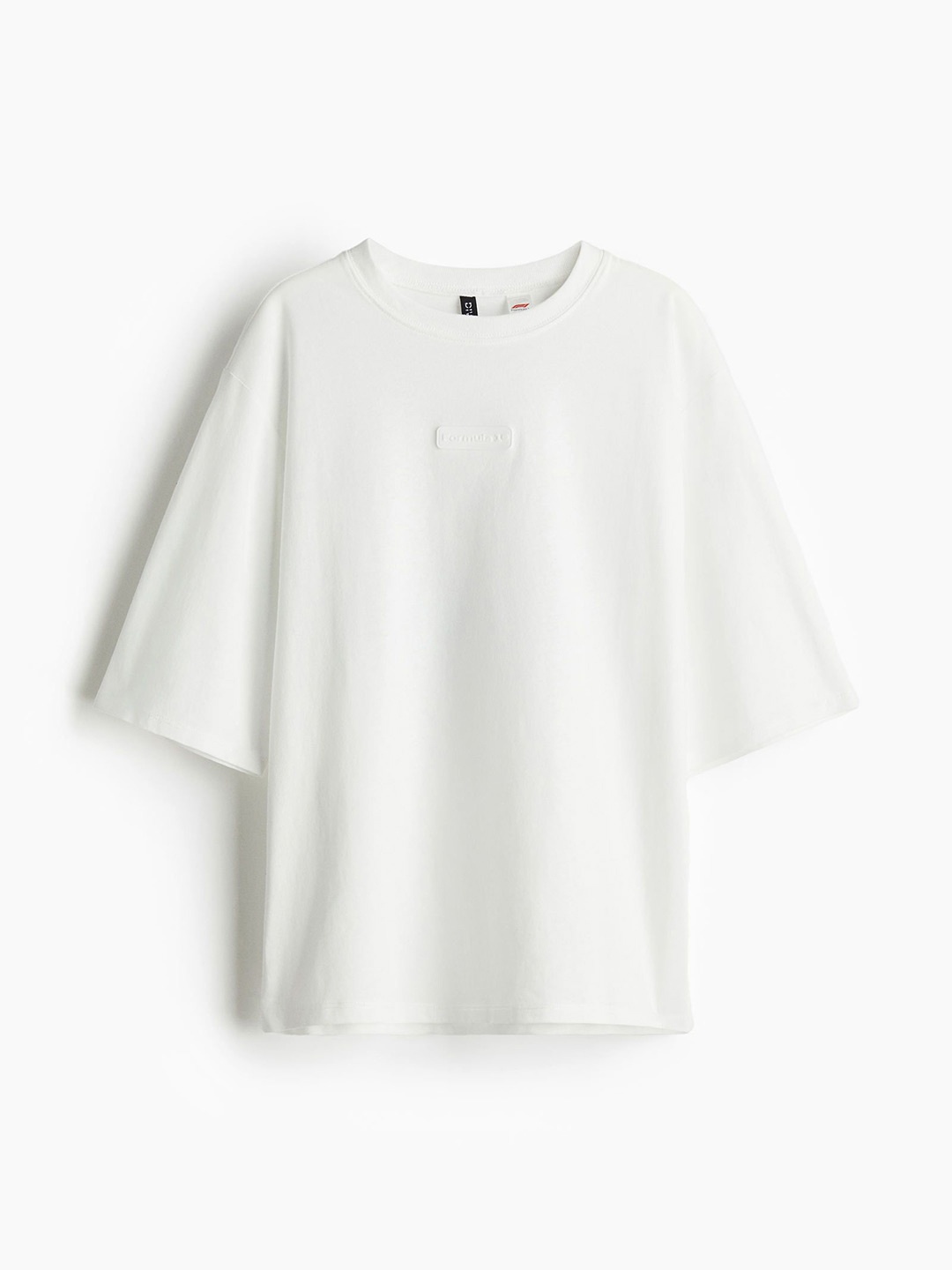 

H&M Women Oversized Printed T-Shirt, White