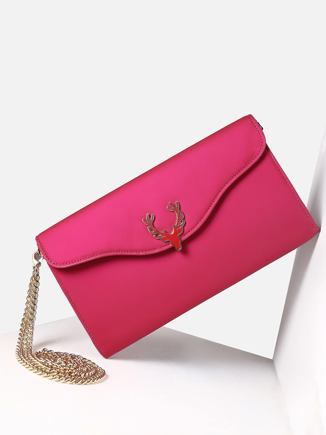 

Allen Solly Woman Women PU Two Fold Wallet With Sling Strap, Pink