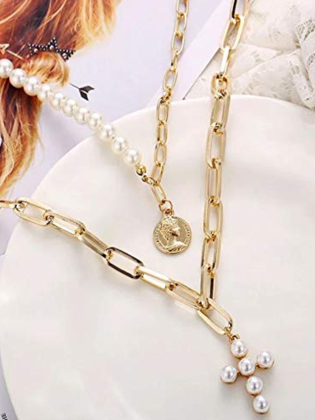 

YouBella Gold-Plated Necklace