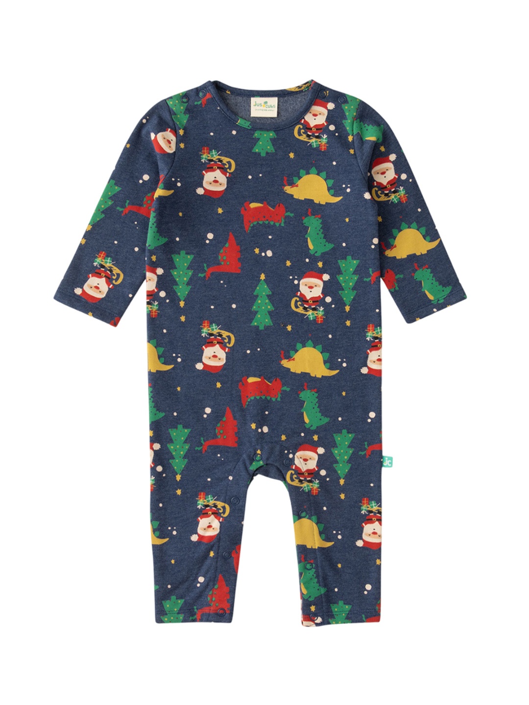 

JusCubs Infants Graphic Printed Rompers, Navy blue