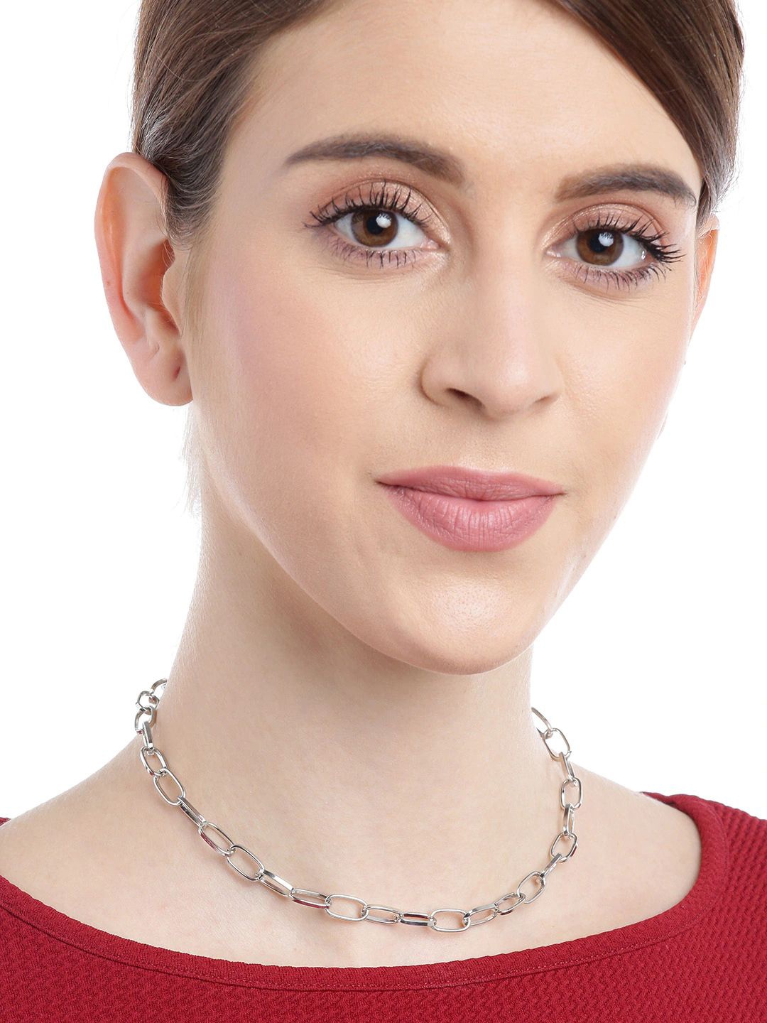 

YouBella Silver-Plated Necklace