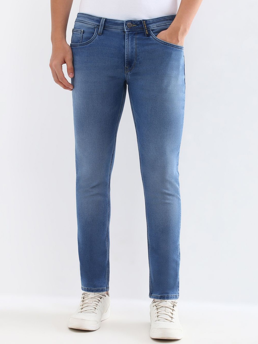 

Allen Solly Men Slim Fit Light Fade Mid-Rise Jeans, Blue