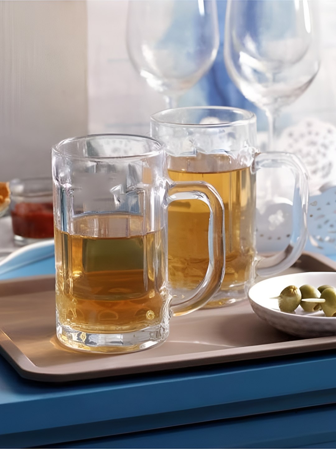 

1ST TIME Unisex Transparent 2 Pieces Beer Glass 370 ml