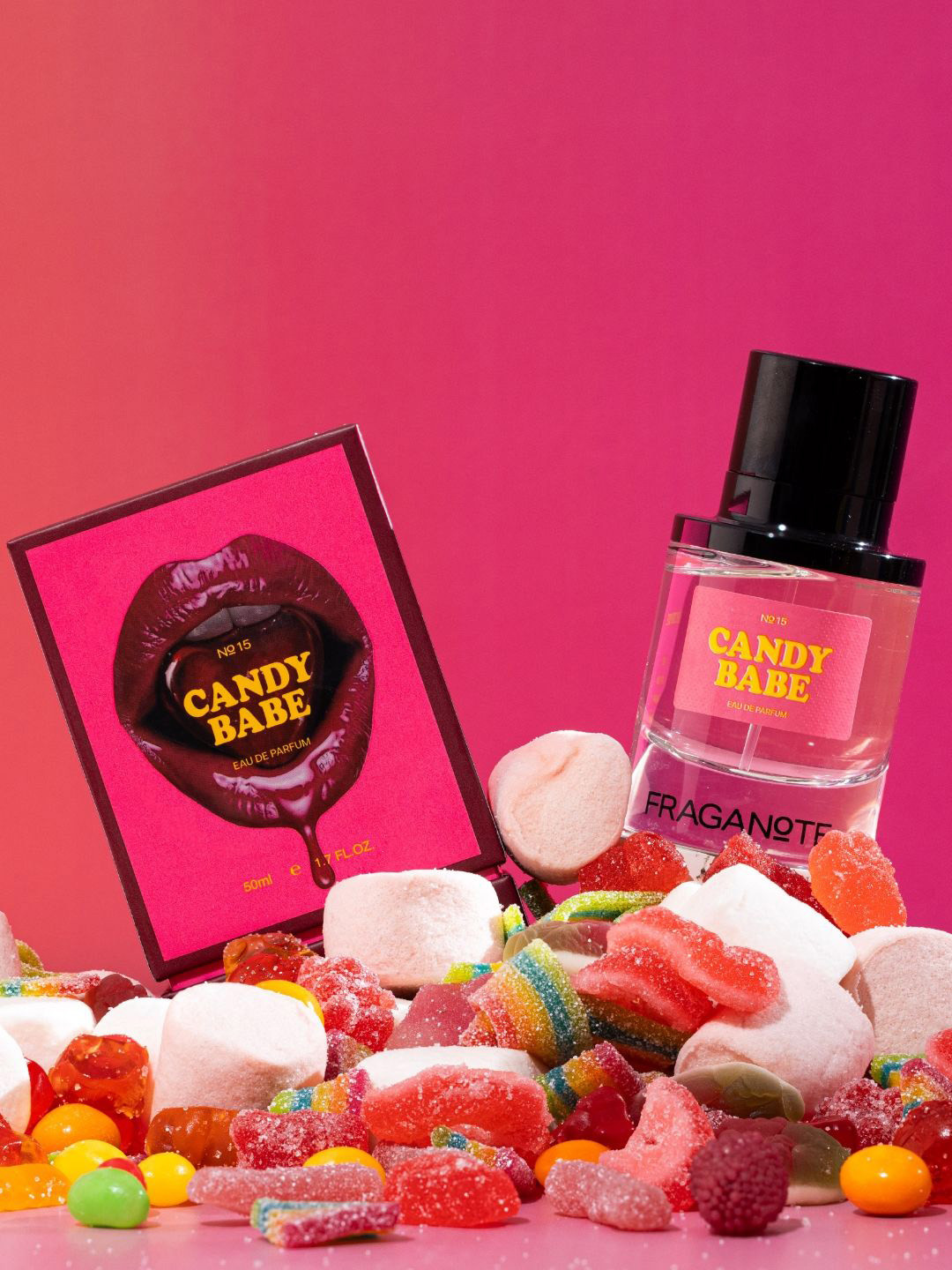 

Fraganote Womens Candy Babe Long Lasting Eau De Perfume - 50ml, Pink