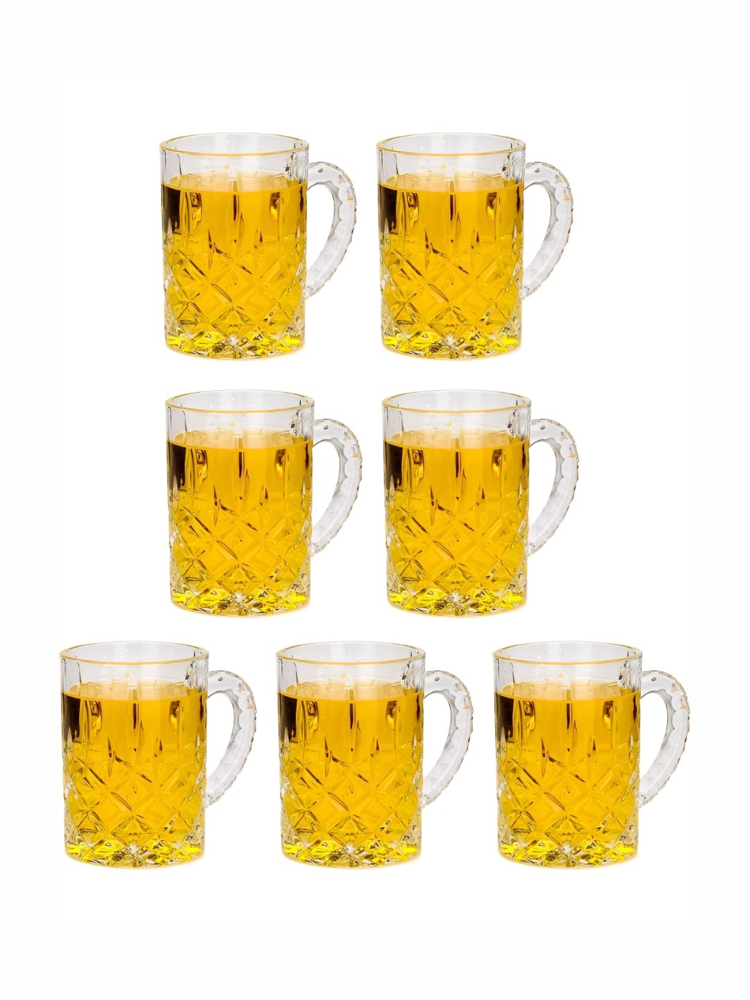 

1ST TIME Unisex Transparent 4 Pieces Beer Glass 450 ml