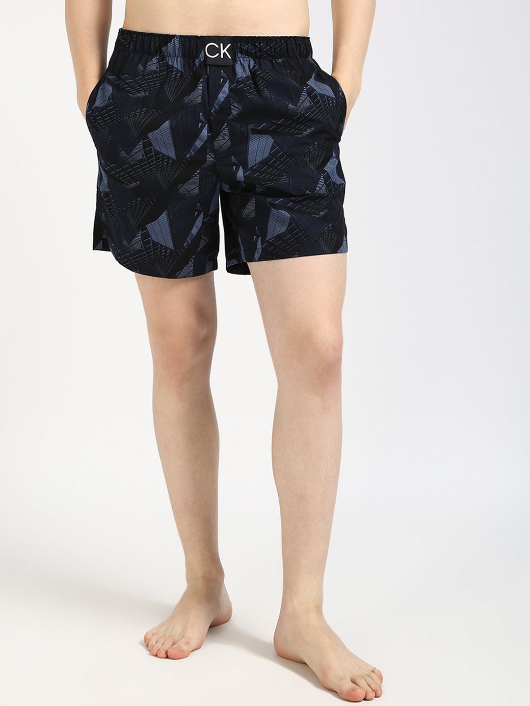 

Calvin Klein Underwear Printed Pure Cotton Boxer, Black