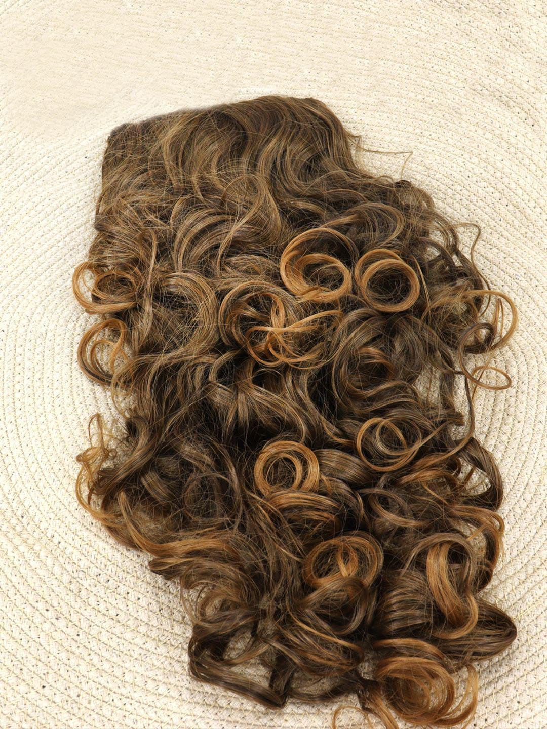 

Krelin Clip In Locks Curly Hair Extensions - 28 Inch- Brown