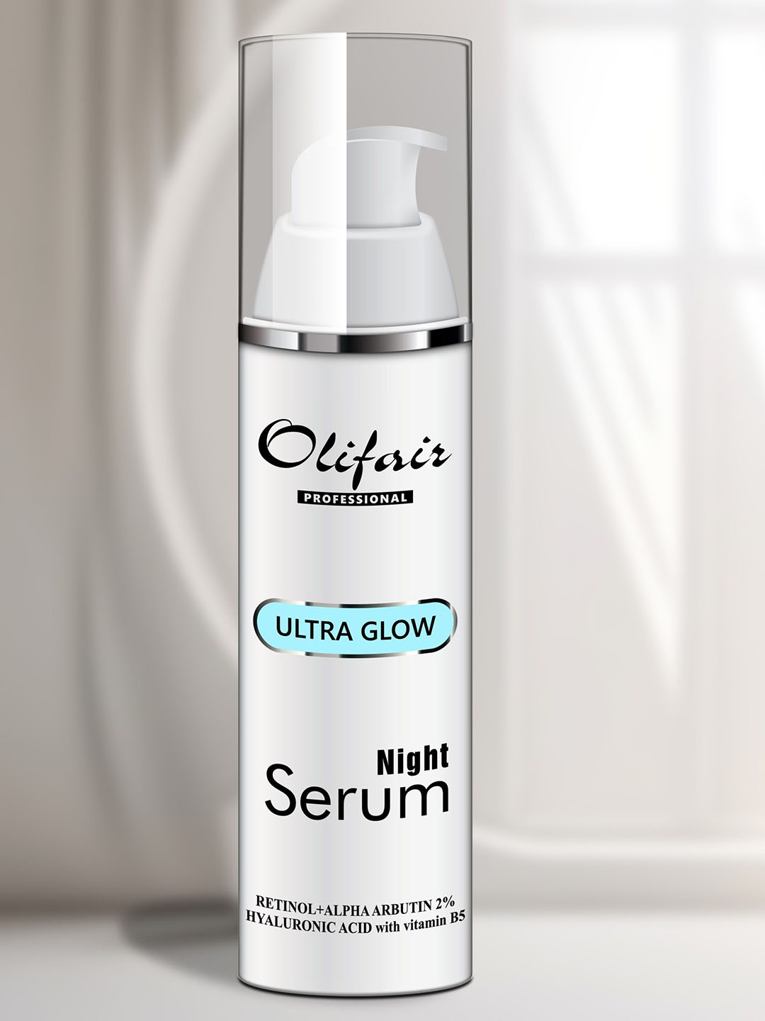 

Olifair Ultra Glow Night Serum With Retinol & Arbutin For Dark Spot Removal - 30 ml, Transparent