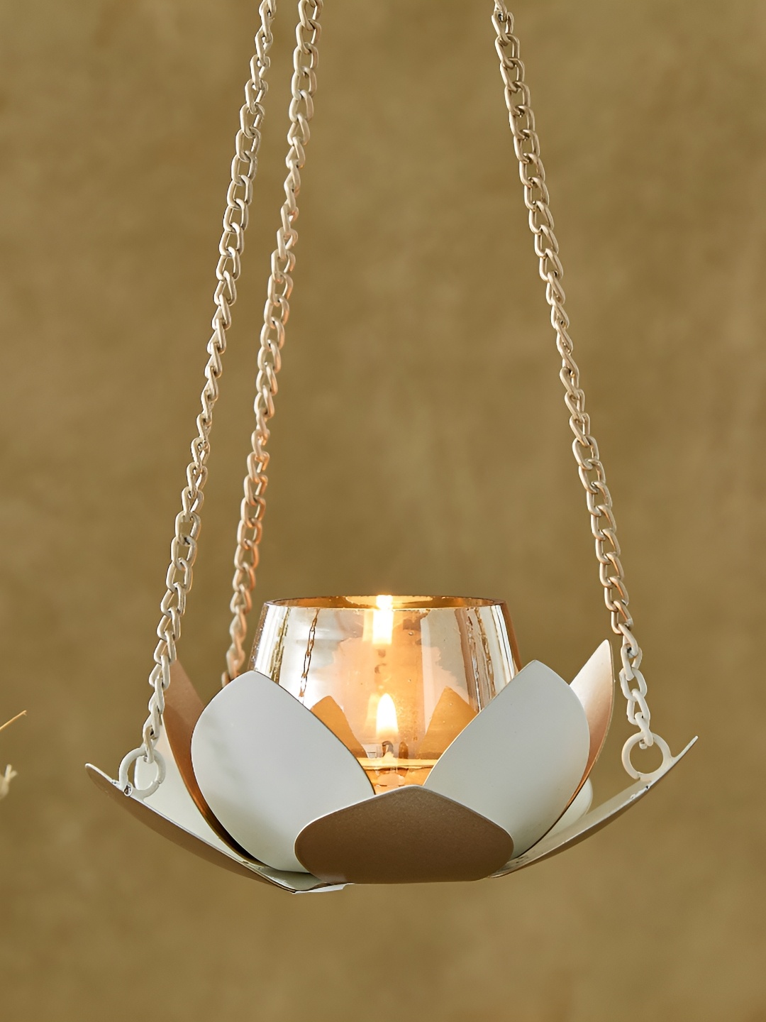 

Home Centre Mabel Kamal Gold-Toned Hanging T-Light Candle Holder