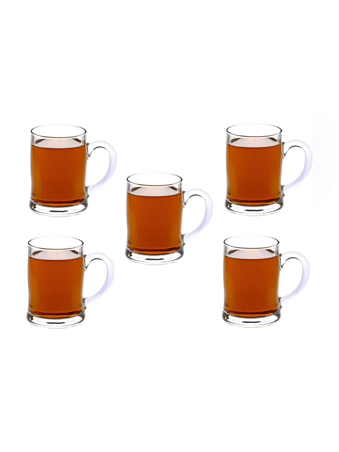 

1ST TIME Transparent 5 Pieces Beer Glass 350 ml