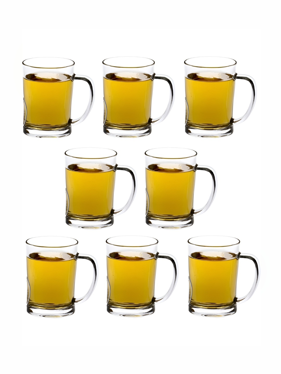 

1ST TIME Unisex Transparent 8 Pieces Beer Glass 350 ml