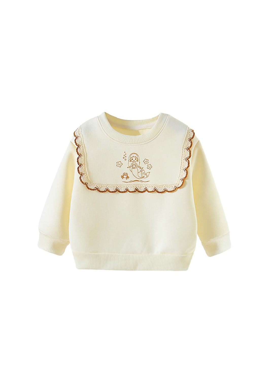 

StyleCast x Revolte Girls Printed Long Sleeves Sweatshirt, Beige