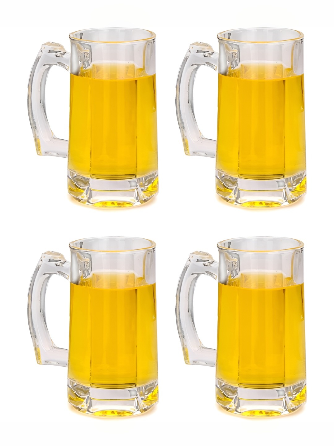 

1ST TIME Unisex Transparent 4 Pieces Beer Glass 400 ml