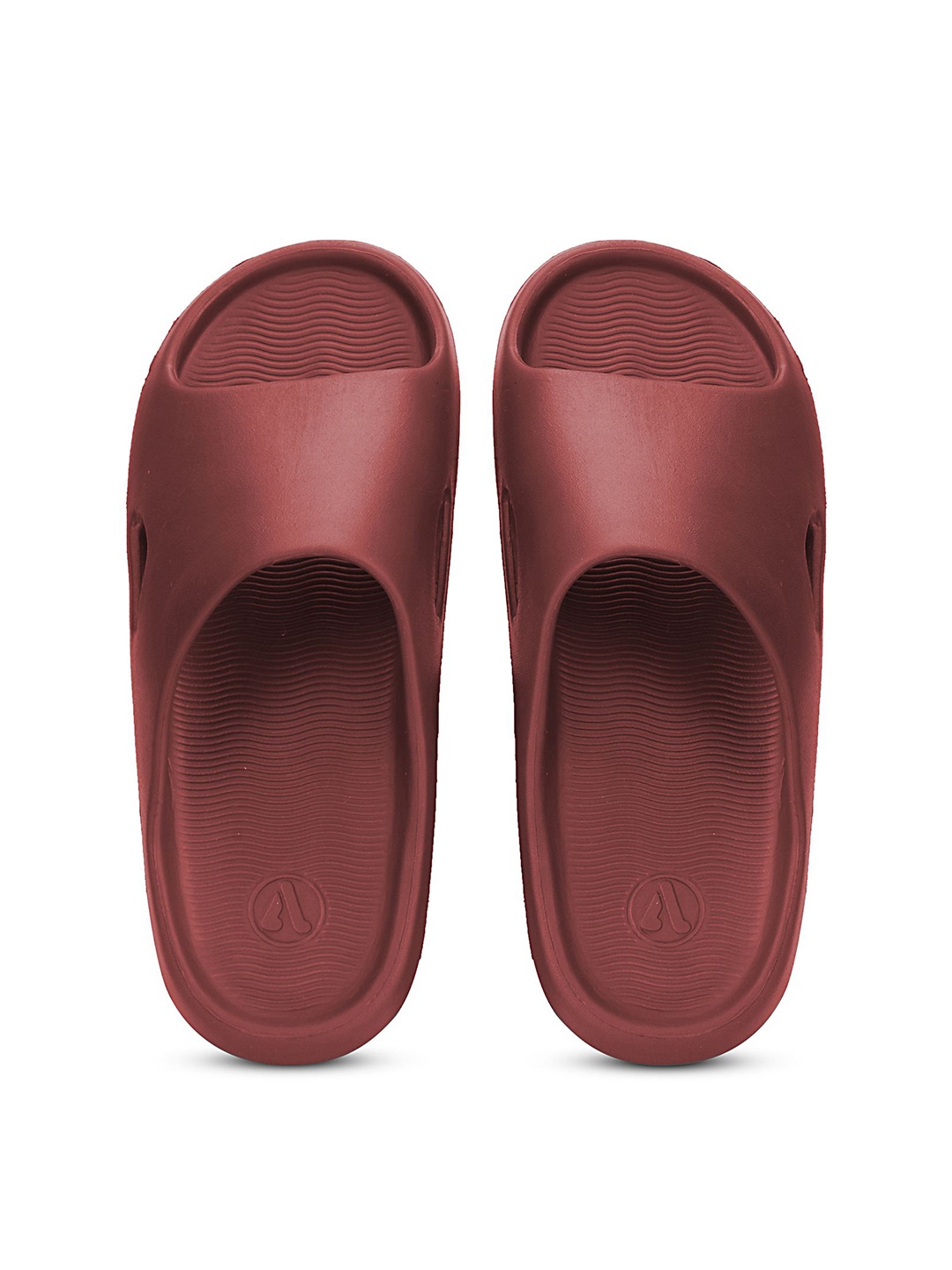 

Aqualite AL-1251 Men's Synthetic Cushion Sliders, Red