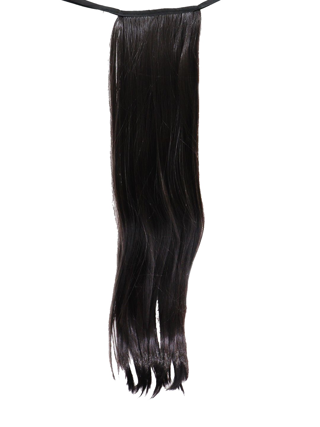 

VAGHBHATT Halo Straight Ribbon Tie Up Ponytail Long Hair Extension- 26 Inch - Black