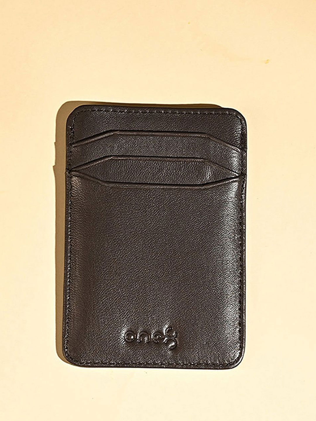 

One8 Men Leather Card Holder, Brown