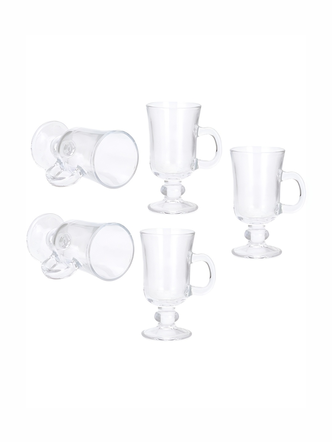 

1ST TIME Transparent 5 Pieces Glass Dishwasher Safe Bar Glasses