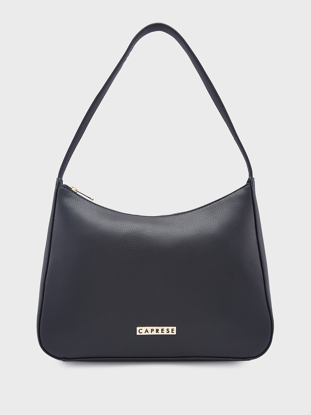 

Caprese Textured Structured Shoulder Bag, Black