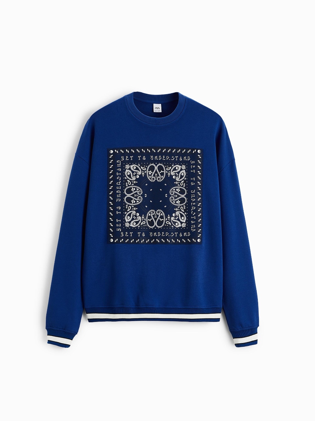 

ZARA Men Blue Sweatshirts