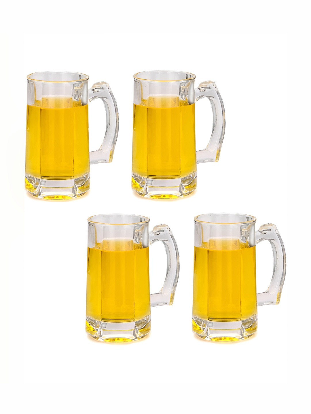 

1ST TIME Unisex Transparent 4 Pieces Beer Glass 400 ml