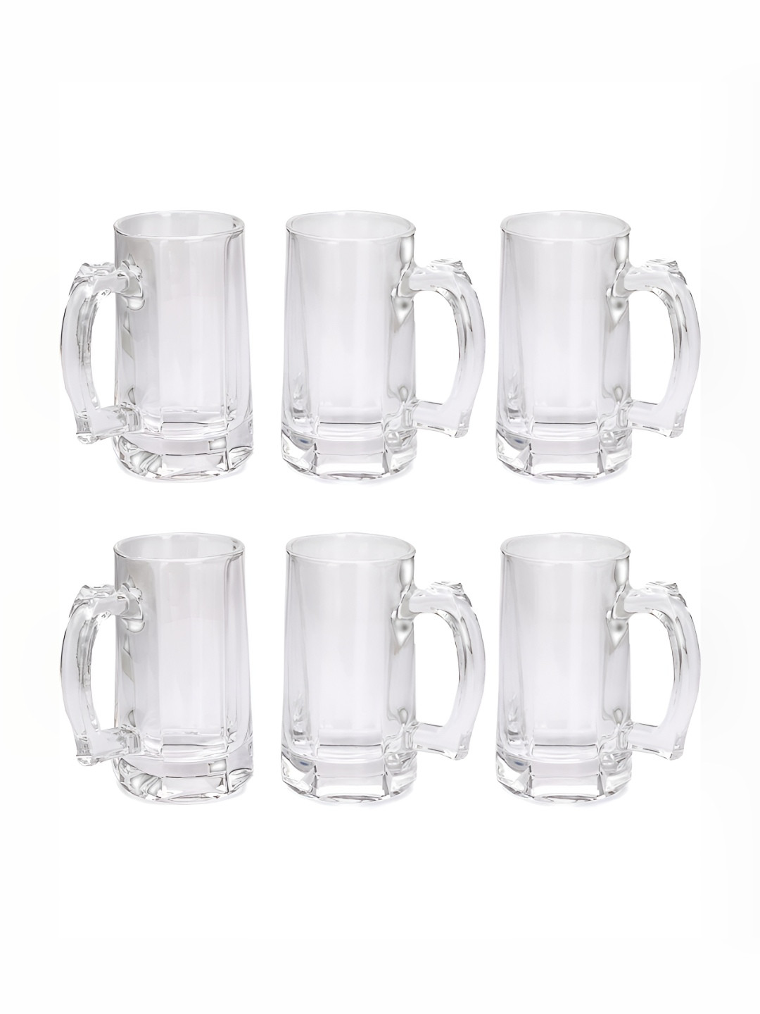 

1ST TIME Unisex Transparent 6 Pieces Beer Glass 400 ml