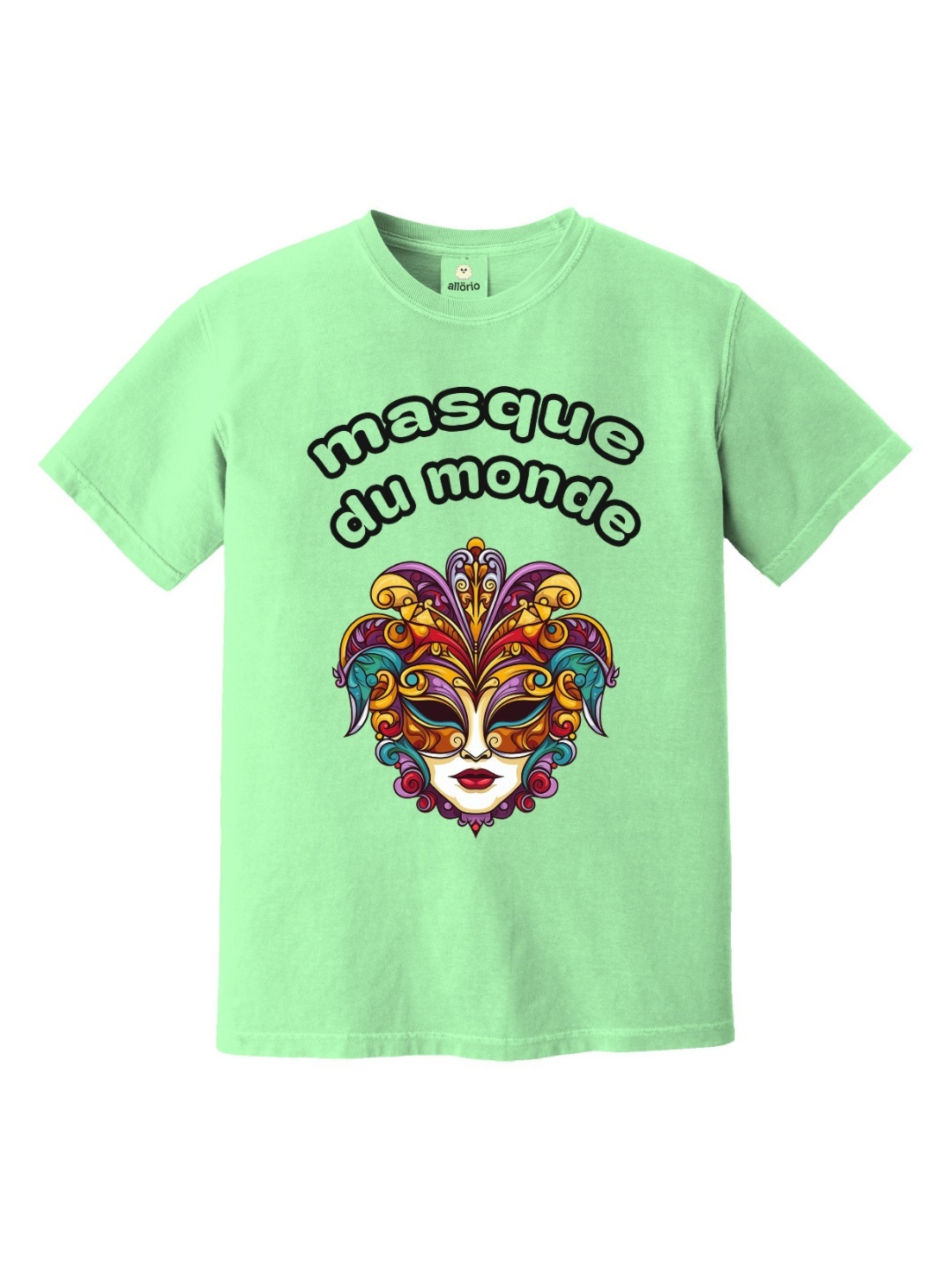 

allorio kids Girls Graphic Printed Round Neck Pure Cotton T-shirt, Green