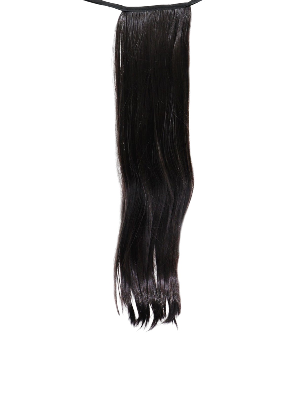 

FIMBUL Straight Ribbon Tie Up Wrap Around Ponytail Long Hair Extension - Black - 26 Inch