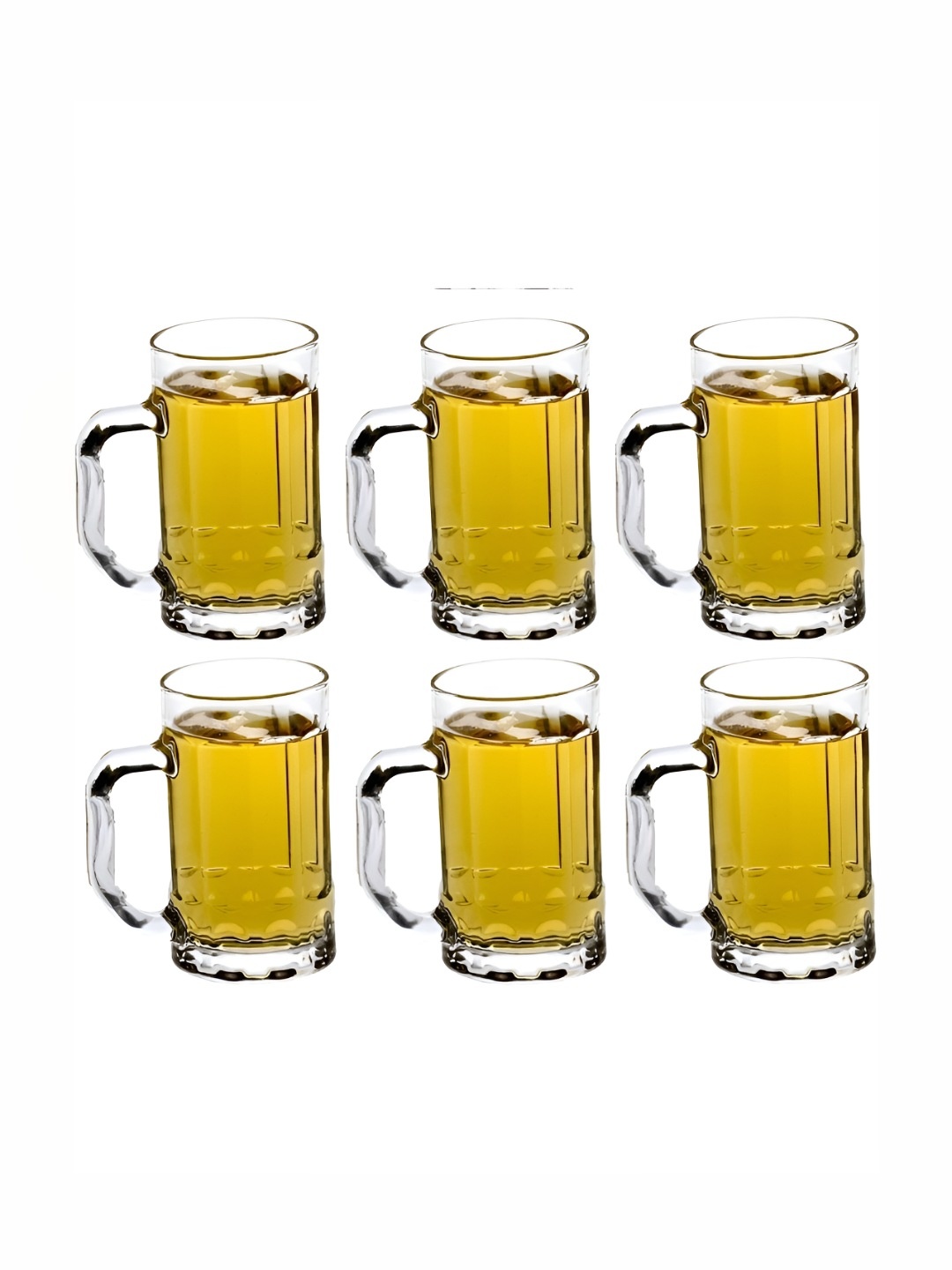 

1ST TIME Unisex Transparent 6 Pieces Beer Glass 400 ml