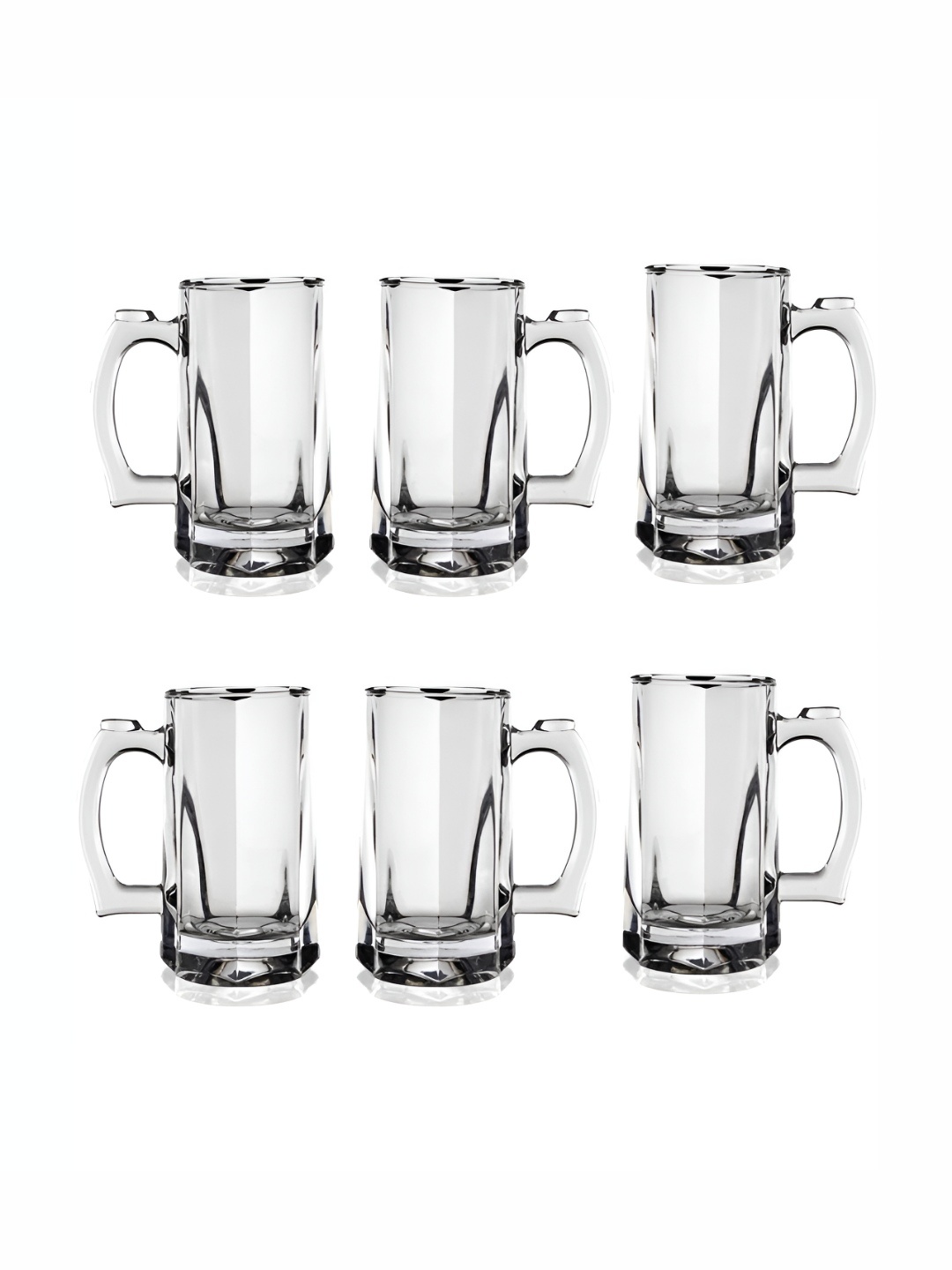 

1ST TIME Unisex Transparent 6 Pieces Beer Glass 400 ml