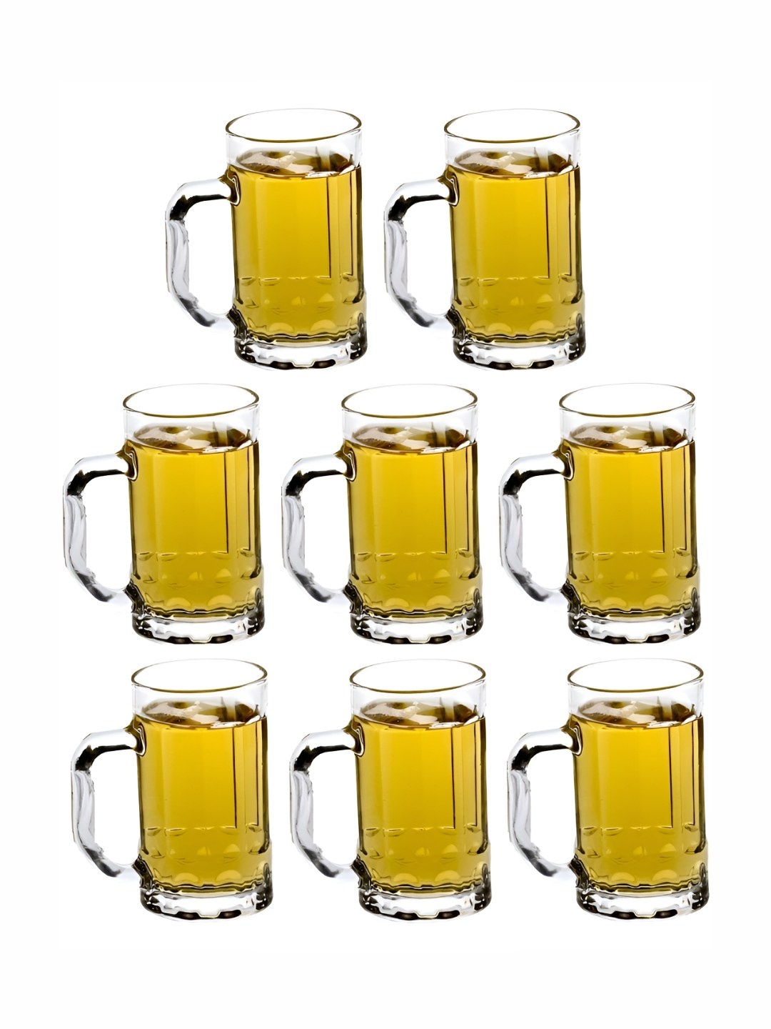 

1ST TIME Transparent 8 Pieces Beer Glass 400 ml