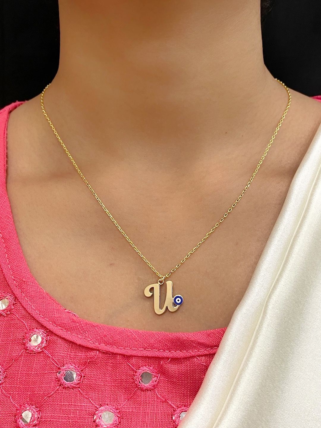 

Digital Dress Room Brass Gold-Plated Handcrafted Necklace
