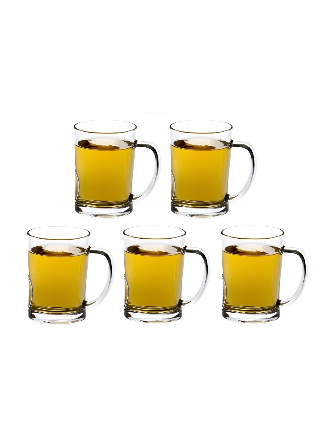 

1ST TIME Transparent 5 Pieces Glass Dishwasher Safe Bar Glasses