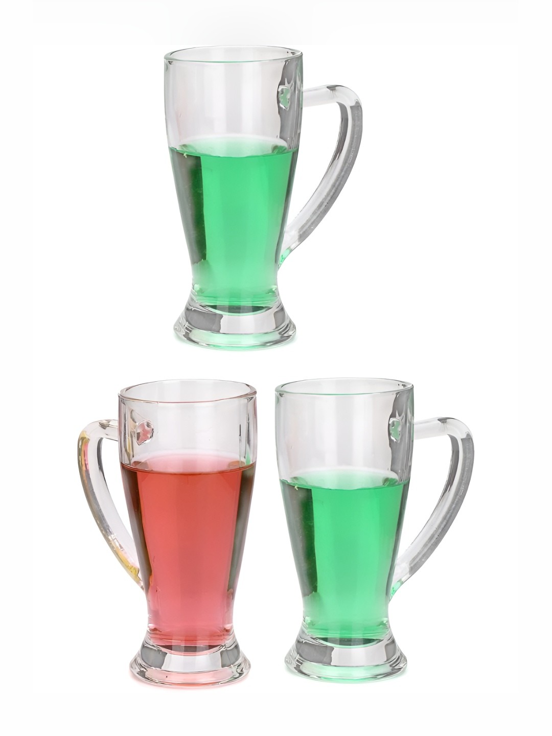 

1ST TIME Transparent 3 Pieces Glass Dishwasher Safe Bar Glasses