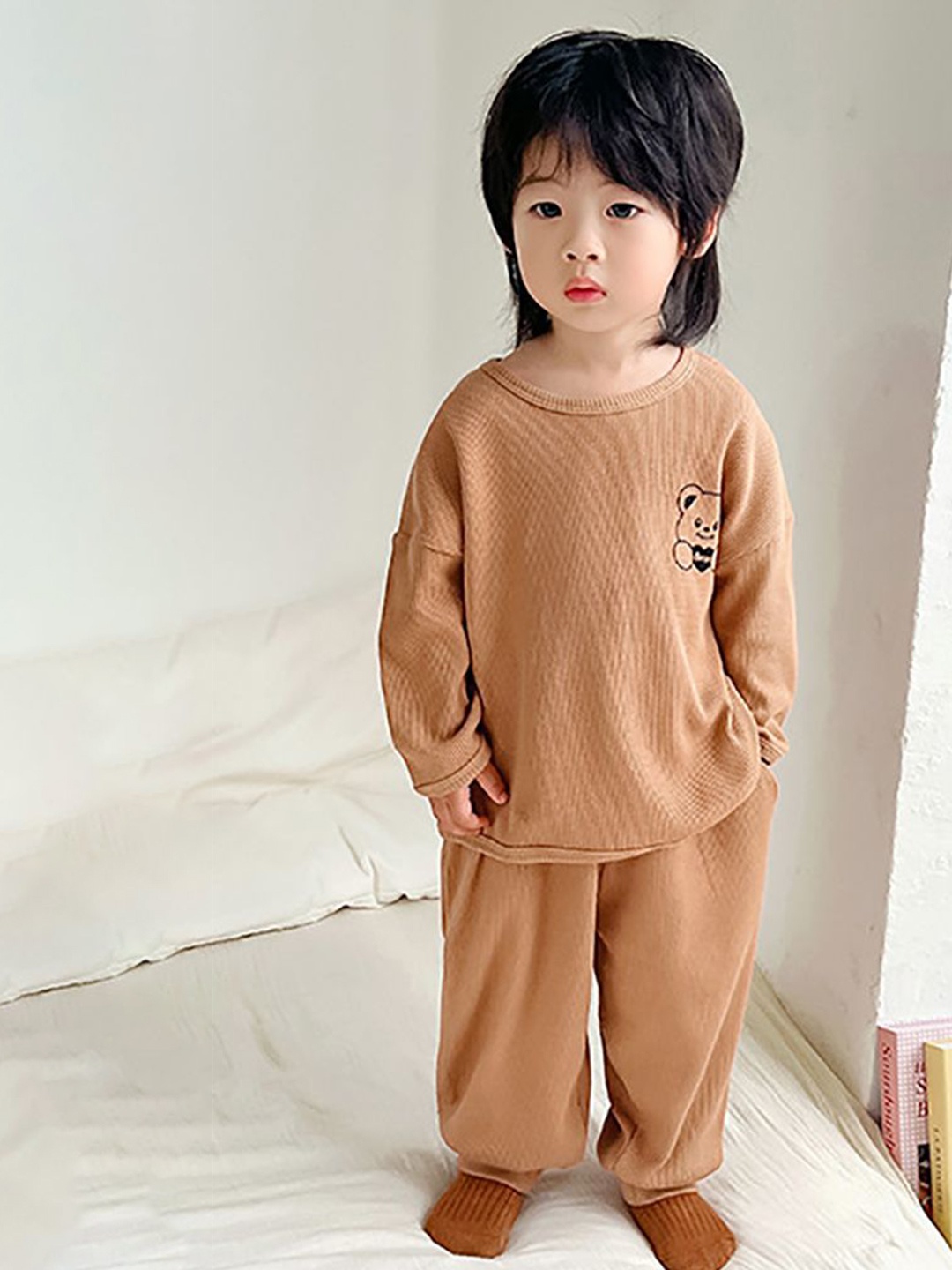 

StyleCast x Revolte Boys Printed T-shirt with Joggers, Khaki