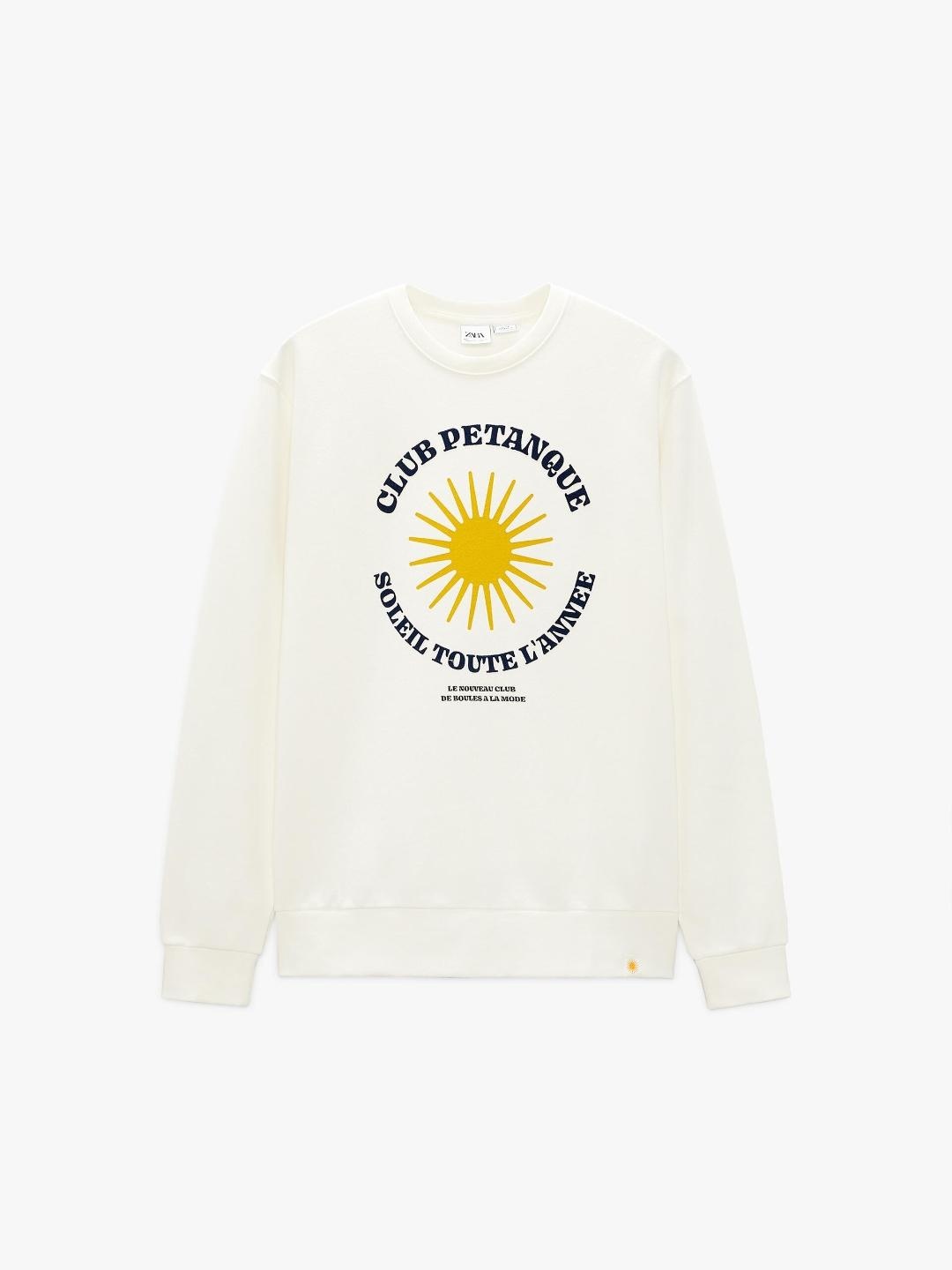 

ZARA Men White Sweatshirts