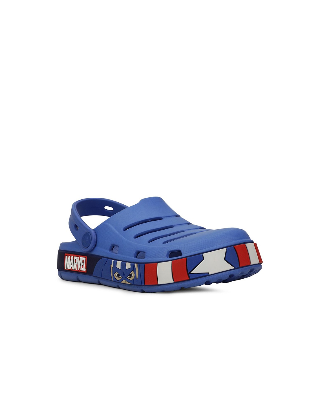 

Floatz Boys Marvel Printed Sling-Back Clogs, Blue