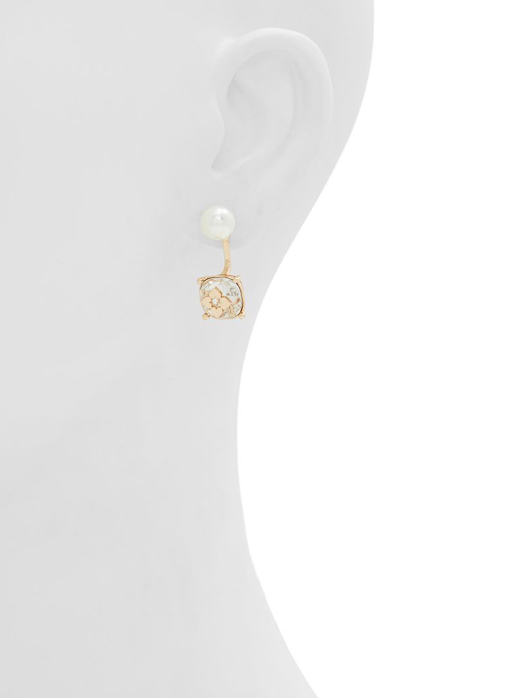 

ALDO Contemporary Studs Earrings, White