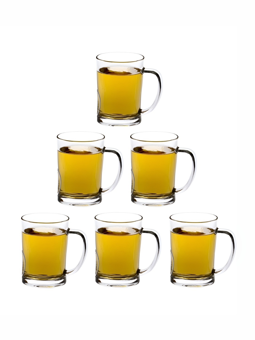 

1ST TIME Unisex Transparent 6 Pieces Beer Glass 350 ml