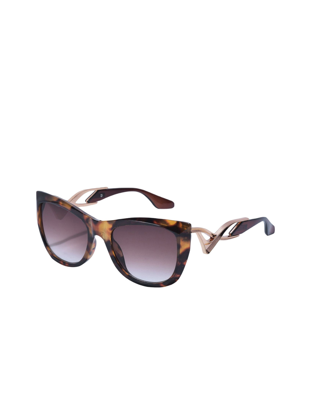 

HASHTAG EYEWEAR Women Shield Sunglasses with UV Protected Lens 9230-C4 - KGFT, Brown