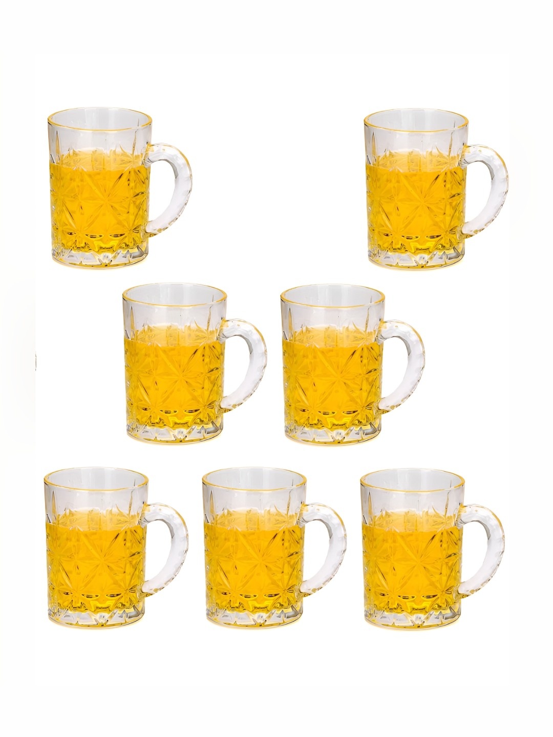 

1ST TIME Transparent 7 Pieces Beer Glass 450 ml