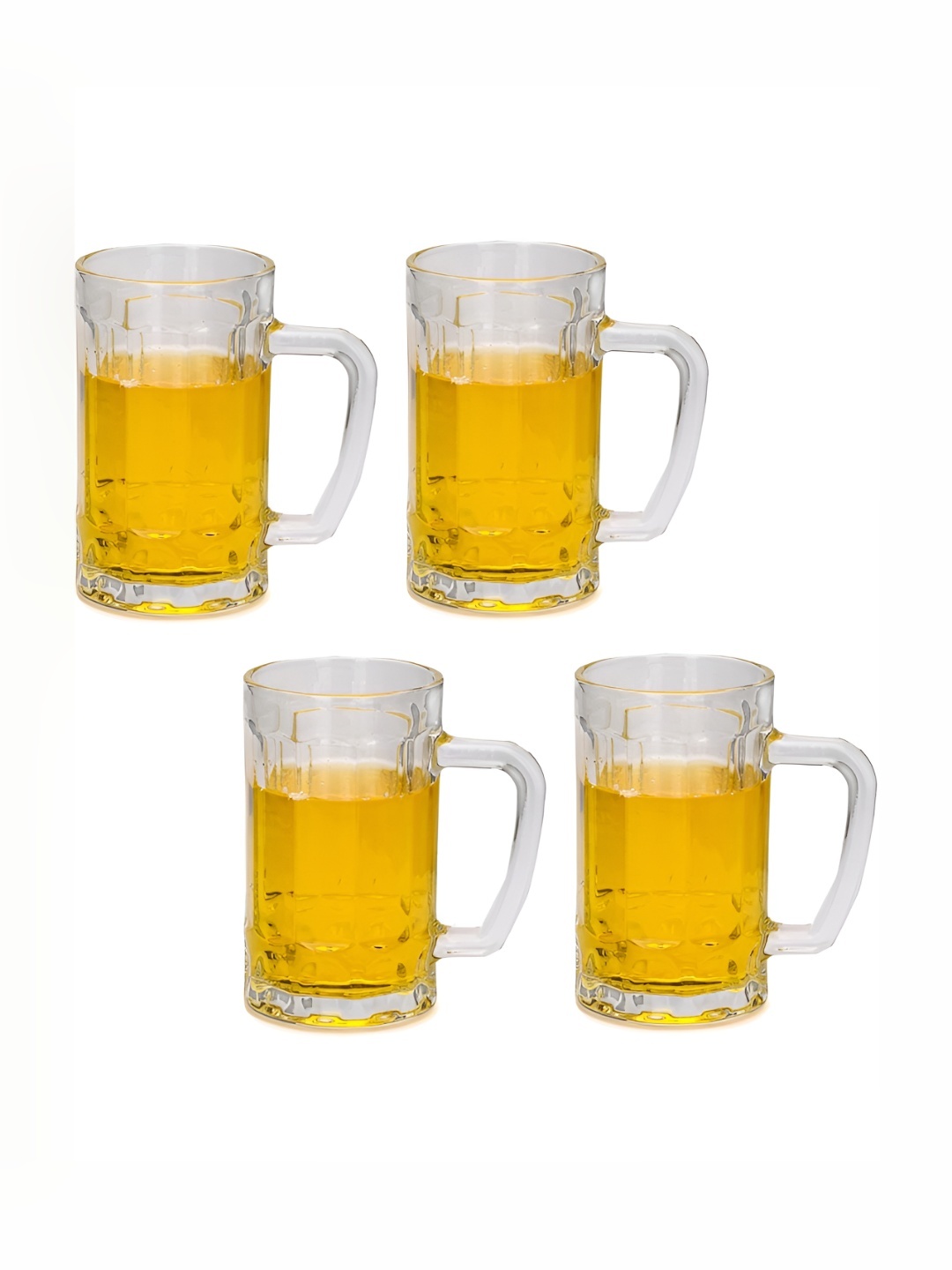 

1ST TIME Transparent 4 Pieces Glass Dishwasher Safe Bar Glasses