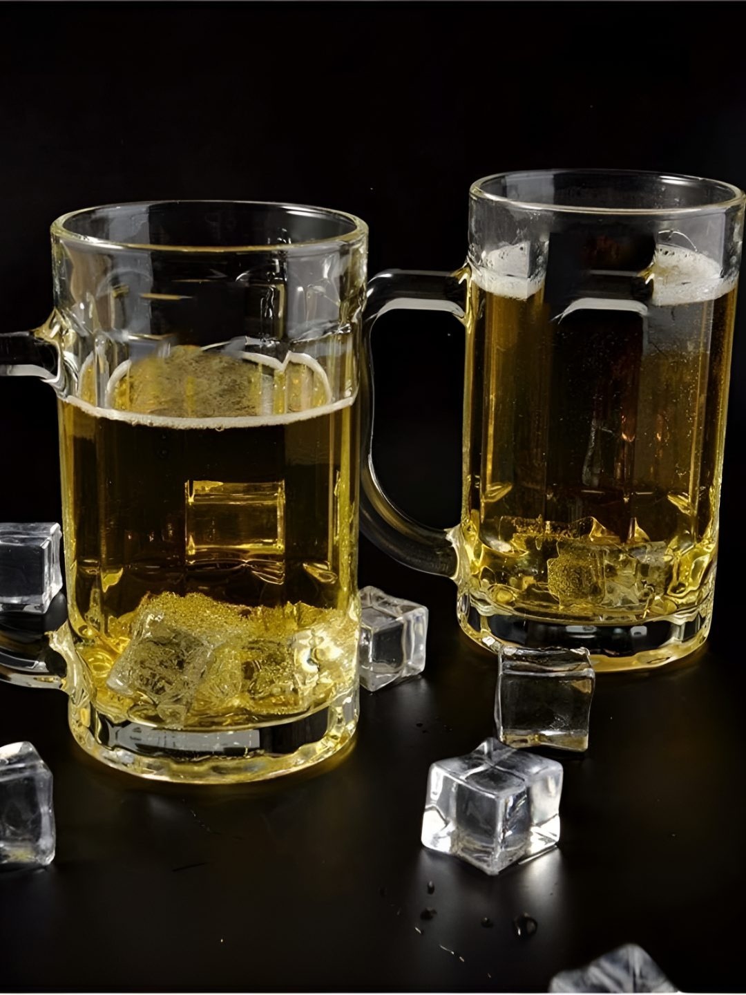 

1ST TIME Unisex Transparent 2 Pieces Beer Glass 400 ml