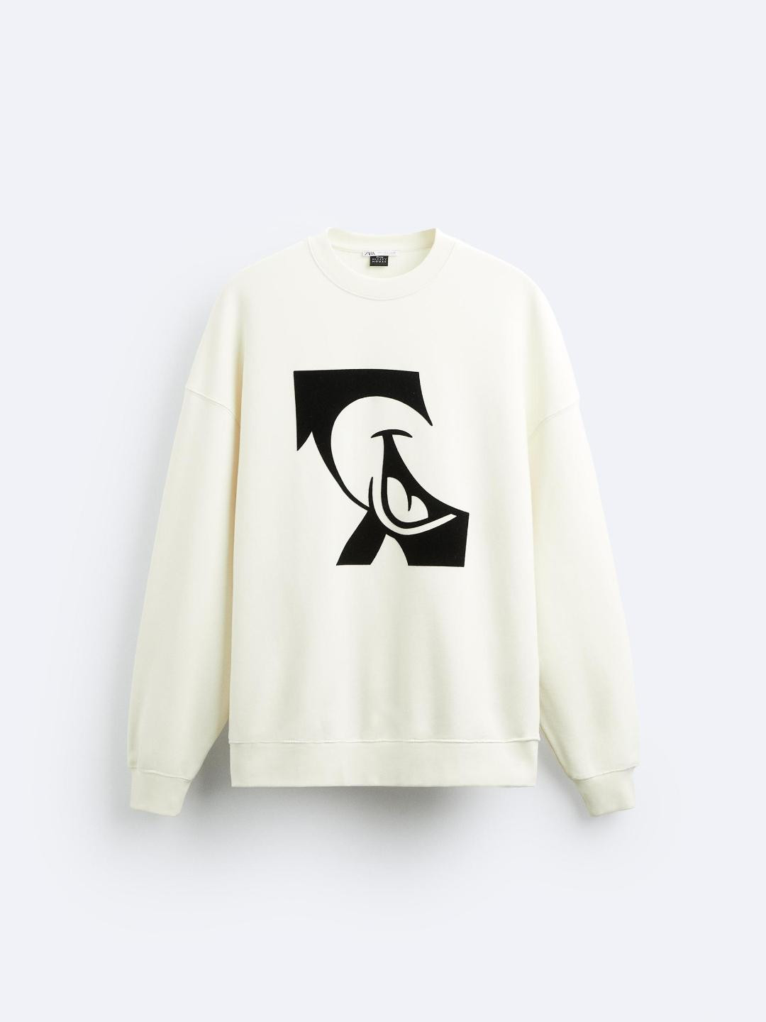

ZARA Men White Sweatshirts